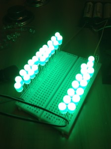 ブレッドボードとLED ブレッドボードとLED